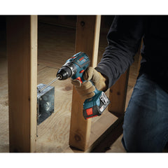 Factory Reconditioned Bosch HDS181A-02-RT 18V Lithium-Ion 1/2 in. Cordless Hammer Drill Driver Kit (2 Ah)