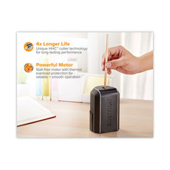Bostitch 4.5 in. x 3.75 in. x 5.5 in. AC-Powered Vertical Electric Pencil Sharpener - Black