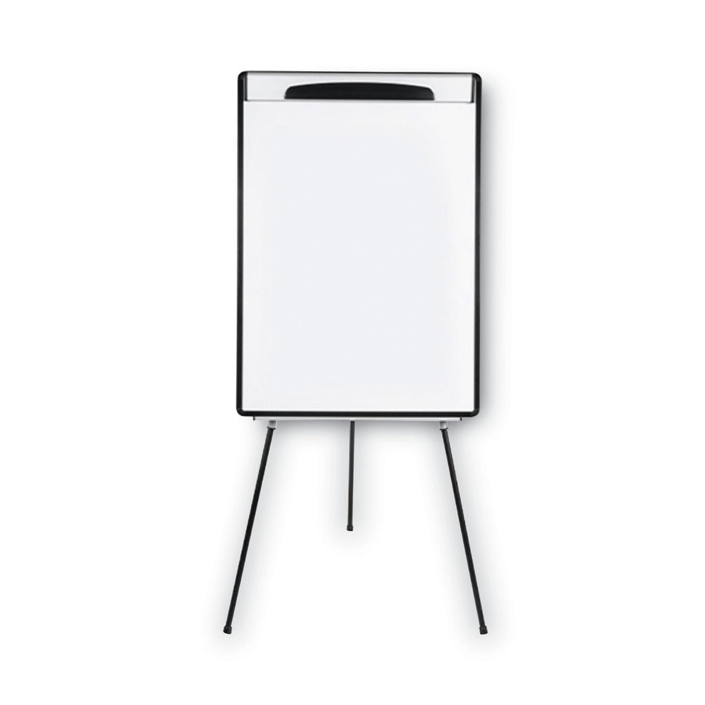 MasterVision Magnetic Gold Ultra Dry Erase Tripod Easel with Extension Arms - Black/Silver