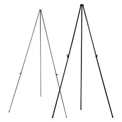 MasterVision 61-1/2 in. Steel Lighweight - Black