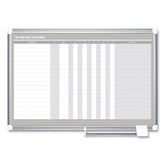 MasterVision 36 in. x 24 in. In-Out Magnetic Dry Erase Board - Silver Frame