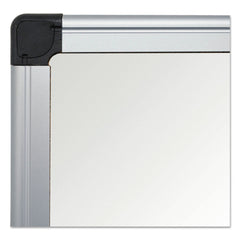 MasterVision Value 72 in. x 48 in. Lacquered Steel Dry Erase Board - White Surface/Satin Aluminum Frame