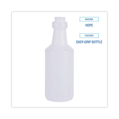 Boardwalk 512121 16 oz. Handi-Hold Spray Bottle - Clear (24/Carton)