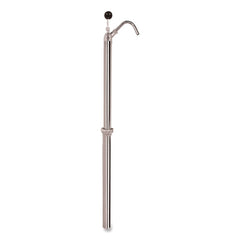 Boardwalk 22 oz. Pump Steel 42.5 in. Tall Bottle Pump - Chrome