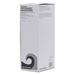 Boardwalk SHF900SBBW 5.25 in. x 4 in. x 12 in. 900 ml Rely Hybrid Foam Soap Dispenser - Black Pearl