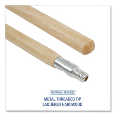 Boardwalk Wood Handle 1-1/8X72 Metal Thread