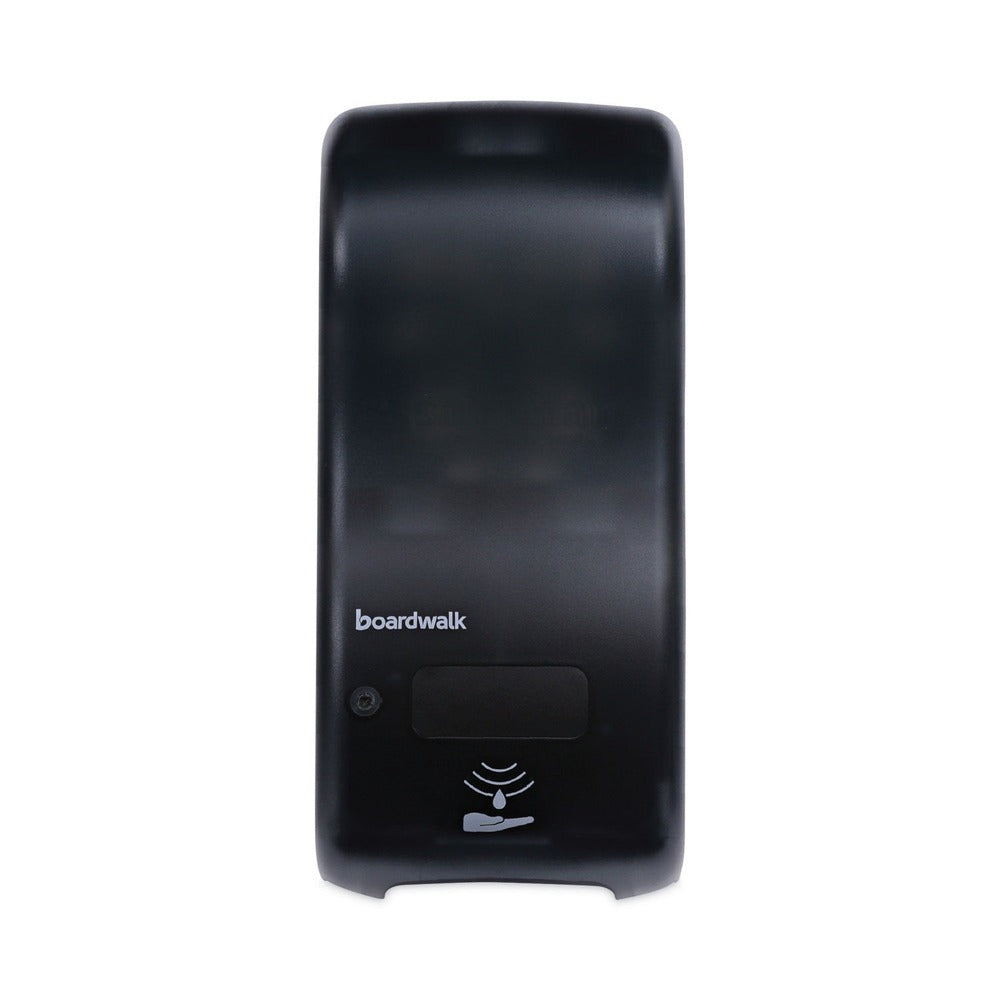 Boardwalk 5.5 in. x 4 in. x 12 in. 900 mL Bulk Fill Soap Dispenser - Black