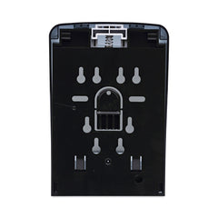 Boardwalk 5.5 in. x 4 in. x 12 in. 900 mL Bulk Fill Soap Dispenser - Black