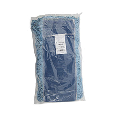 Boardwalk 48 in. x 5 in. Cotton/Synthetic Blend Dust Mop Head - Blue