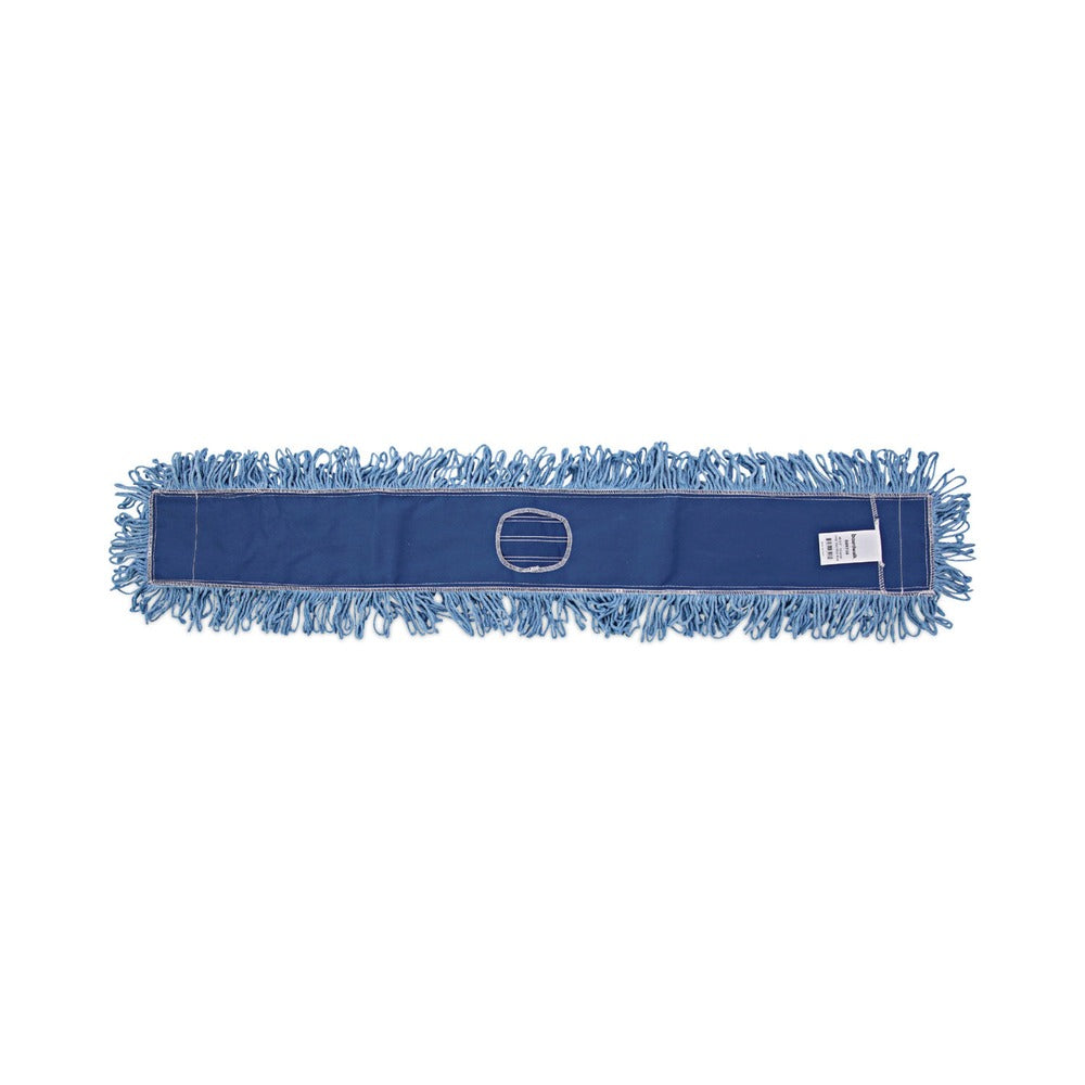 Boardwalk 48 in. x 5 in. Cotton/Synthetic Blend Dust Mop Head - Blue