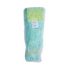 Boardwalk BWK1200MEA EcoMop Looped-End Recycled Fibers Mop Head - Medium, Green