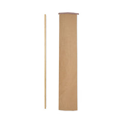 Boardwalk 0.94 in. Diameter x 54 in. Lacquered Hardwood Threaded End Broom Handle - Natural