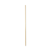 Boardwalk 0.94 in. x 60 in. Threaded End Lacquered Wood Broom Handle - Natural