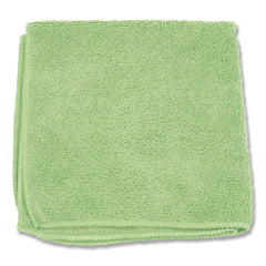 Boardwalk BWK12GRECLOTH 12 in. x 12 in. Microfiber Cloths - Green (12/Pack)