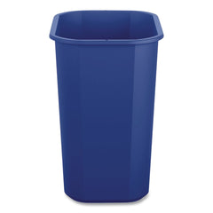 Boardwalk 3 Gallon Polypropylene Deskside Recycling Bin - Blue