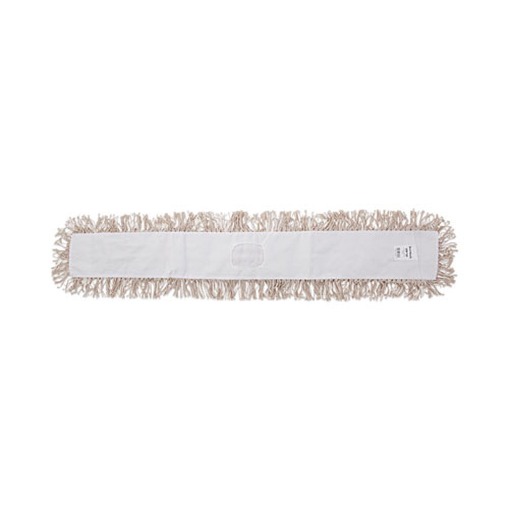 Boardwalk BWK1348 48 in. x 5 in. Hygrade Cotton Industrial Dust Mop Head - White
