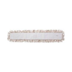 Boardwalk BWK1348 48 in. x 5 in. Hygrade Cotton Industrial Dust Mop Head - White