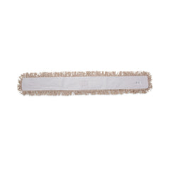 Boardwalk 60 in. x 5 in. Hygrade Cotton Industrial Dust Mop Head - White