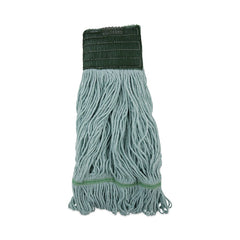 Boardwalk BWK1400MCT EchoMop with Looped-End Synthetic/Cotton Wet Mop Head - Medium, Blue (12/Carton)
