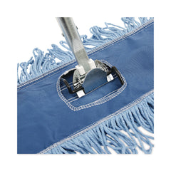 Boardwalk 48 in. x 5 in. Zinc Plated Clip-On Dust Mop Frame