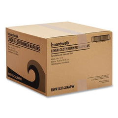 Boardwalk 1-Ply 14 in. x 14 in. Linen-Feel Flat Napkins (1000/Carton)