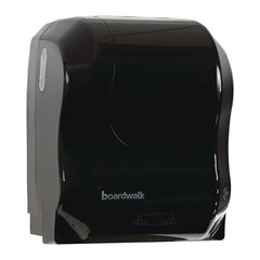 Boardwalk 13.25 in. x 10.25 in. x 16.25 in. Hands Free Mechanical Towel Dispenser - Black