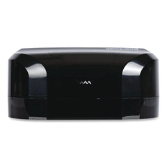 Boardwalk 13 in. x 6.75 in. x 8.75 in. Standard Twin Toilet Tissue Dispenser - Black