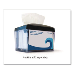 Boardwalk BWK1503 7.9 in. x 5.6 in. x 7.9 in. Interfold Napkin Dispenser - Black