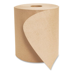 Boardwalk 1-Ply 8 in. x 800 ft. Green Universal Roll Towels - Natural (6 Rolls/Carton)