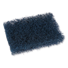 Boardwalk 3.5 in. x 5 in. Extra Heavy-Duty Scour Pad - Dark Blue (20/Carton)