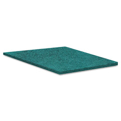 Boardwalk 6 in. x 9 in. Medium Duty Scour Pad - Green (20/Carton)