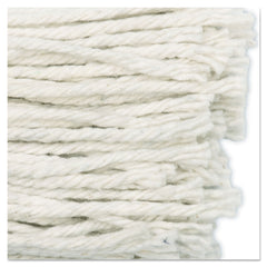 Boardwalk #16 Cut-End Cotton Wet Mop Head - White