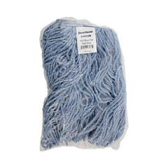 Boardwalk #20 Cut-End Cotton/Synthetic Fiber Standard Mop Head - Blue (12/Carton)