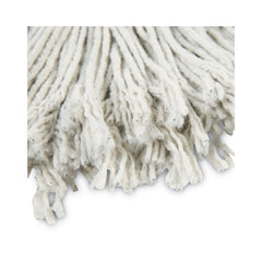 Boardwalk #24 Cut-End Cotton Wet Mop Head - White (12/Carton)
