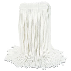 Boardwalk #24 Cut-End Rayon Wet Mop Head - White (12/Carton)