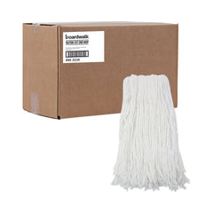 Boardwalk BWK2032RCT #32 Cut-End Rayon Wet Mop Head - White (12/Carton)