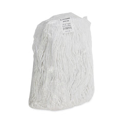 Boardwalk BWK216RCT 16 oz. Rayon Premium Cut-End Wet Mop Heads - White (12/Carton)