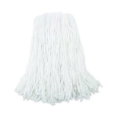 Boardwalk BWK216RCT 16 oz. Rayon Premium Cut-End Wet Mop Heads - White (12/Carton)