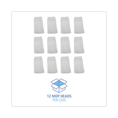 Boardwalk 20 oz. Rayon Premium Cut-End Wet Mop Heads - White (12/Carton)