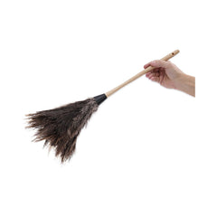 Boardwalk 13 in. Wood Handle Professional Ostrich Feather Duster