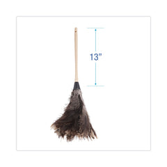 Boardwalk 13 in. Wood Handle Professional Ostrich Feather Duster