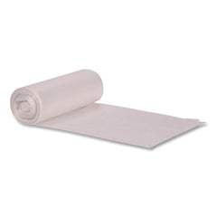 Boardwalk 10 Gallon 8 mic 24 in. x 24 in. High-Density Waste Can Liners - Natural (1000/Carton)