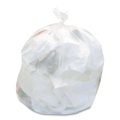 Boardwalk 10 Gallon 8 mic 24 in. x 24 in. High-Density Waste Can Liners - Natural (1000/Carton)