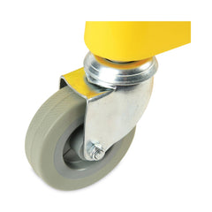Boardwalk BWK2635COMBOYEL 8.75 Gallon Pro-Pac Side-Squeeze Wringer/Bucket Combo - Yellow/Silver