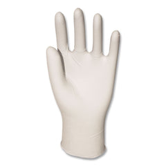 Boardwalk 4 mil 9.5 in. Long Powder-Free Synthetic Vinyl Gloves - Extra Large, Cream (100/Box, 10 Boxes/Carton)
