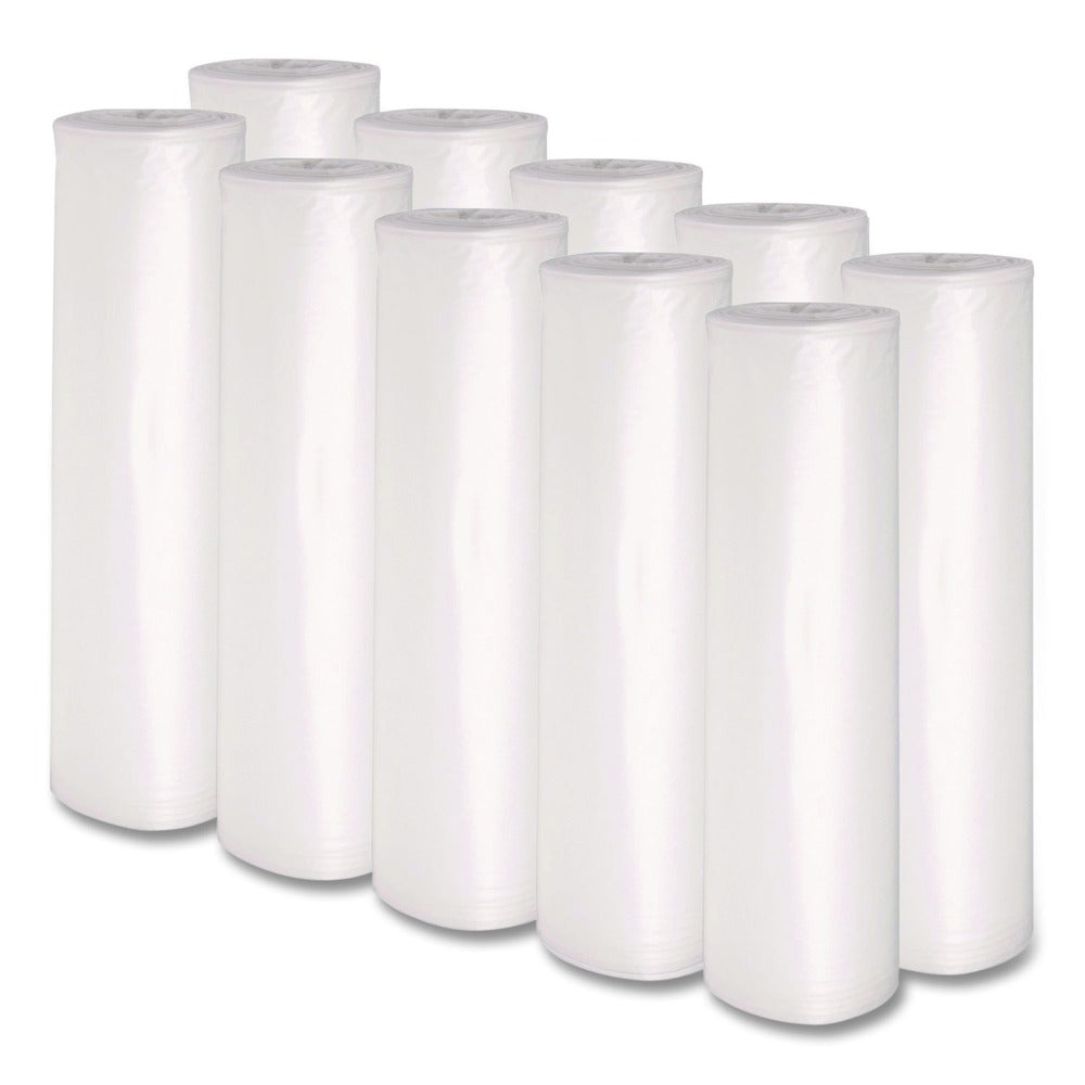 Boardwalk X8647SCKR01 43 in. x 47 in. 1.1 mil 56 gal Low Density Repro Can Liners - Clear (100/Carton)