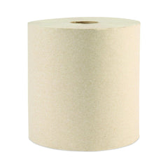 Boardwalk WPBWK32GREEN 1-Ply 8 in. x 800 ft. Green Xtra Roll Towels - Natural (6 Rolls/Carton)