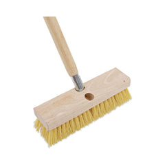Boardwalk 10 in. Brush 2 in. Cream Polypropylene Bristles Deck Brush Head