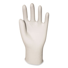 Boardwalk 4.4 mil 9.5 in. Long Powder-Free General-Purpose Latex Gloves - Extra Large, Natural (100/Box)