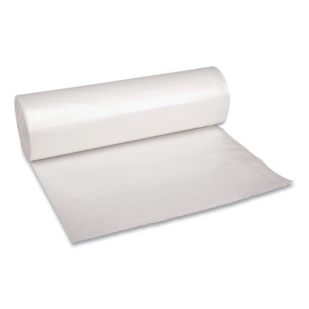 Boardwalk 38 in. x 58 in. 60 gal. 1.4 mil Low Density Can Liners - Clear (100/Carton)